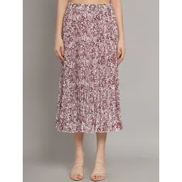 ZWERLON Printed Pleated MidiSkirt-picture-38