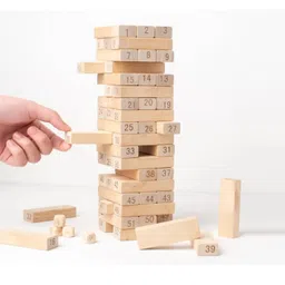 zyamalox Explore Numbered jenga game and wooden blocks for kids zenga wooden blocks-picture-20