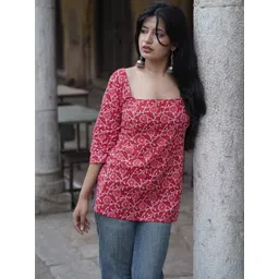 Zyla Women Floral Printed Kurta-picture-28