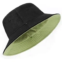 zylioo Oversize XXL 100% Cotton Bucket Hat,Reversible Trendy Fisherman Hats,Double Side Wear Fishing Summer Sun Hat-picture-22