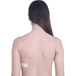 zylum Strapless Clear Back Bra for Backless Wedding Dress Convertible Halter Top Bras with Transparent Invisible Strap-picture-39