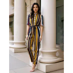 ZYNG Striped Basic Jumpsuit-picture-32