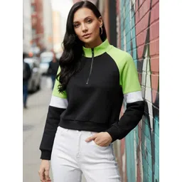 ZYNG Women Colourblocked Sweatshirt-picture-12
