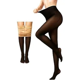 zyroo Women’s Thermal Fleece Lined Tights – Warm Winter Pantyhose for Cold Weather | Stretchable, Skin-Friendly Stockings for Everyday Wear, Dresses & Skirts-picture-54